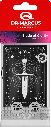 Ароматизатор автомобильный подвесной DR. MARCUS Mystical Tarot Blade of Clarity, картинка