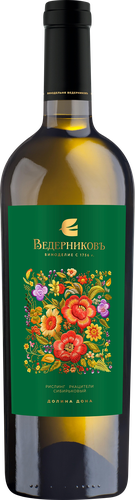 Вино ВЕДЕРНИКОВЪ Винодельня Ассамбляж Долина Дона белое сухое, 0.75л, фото