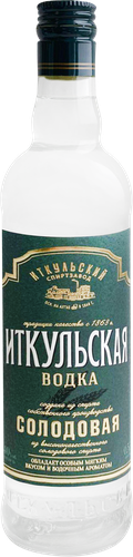 Водка ИТКУЛЬСКАЯ Солодовая 40%, 0.5л