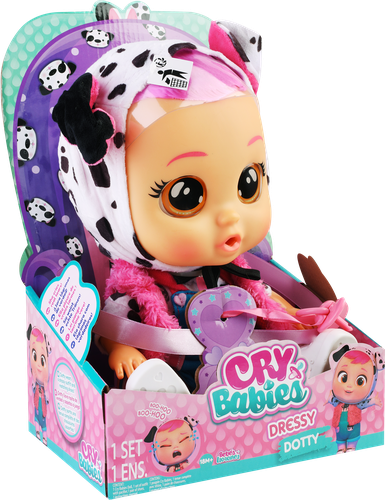 Набор игровой CRYBABIES Дотти Dressy, плачущая интерактивная, с аксессуарами, фото