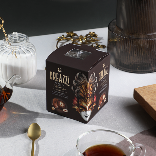 Конфеты CREAZZI с фундуком со вкусом ванили, 200г, изображение