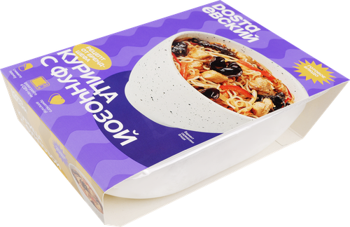 Вок DOSTAЕВСКИЙ Курица с фунчозой, 320г, картинка