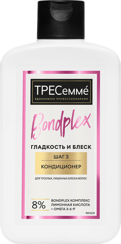 Кондиционер для волос ТРЕСЕММЕ Bondplex Гладкость и блеск, 280мл, фотография