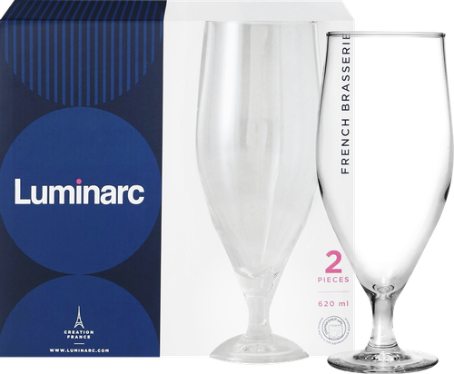 Набор бокалов для пива LUMINARC Французский ресторанчик, 620мл, Арт. N6027, 2шт, вид