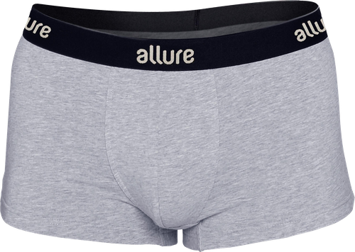 Трусы мужские ALLURE боксеры размер в ассортименте, серый меланж, Арт. ALR 00003, крупный план