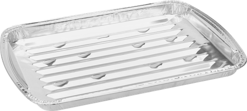 Лотки-гриль PLATINUM CHOICE 33,2х23х3см, алюминиевая фольга, Арт. EH07-9489, 3шт, вид