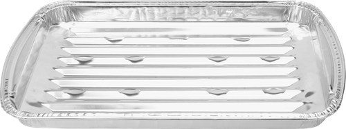Лотки-гриль PLATINUM CHOICE 33,2х23х3см, алюминиевая фольга, Арт. EH07-9489, 3шт, детальное фото