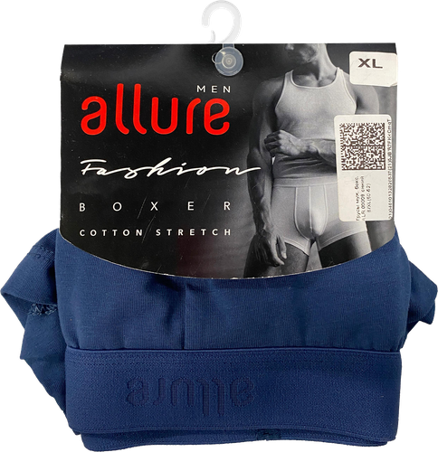 Трусы мужские ALLURE боксеры размер в ассортименте, синие, Арт. ALR 00008, фото