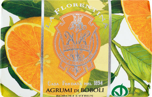 Мыло твердое LA FLORENTINA Цитрус, 200г, вид