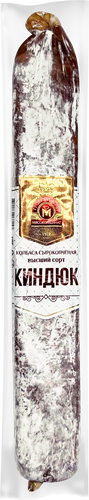 Колбаса сырокопченая МК ГРОДНЕНСКИЙ Киндюк, высший сорт, весовая, детальное фото