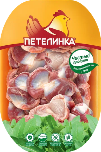 Желудки куриные ПЕТЕЛИНКА мышечные, 450г, фотография