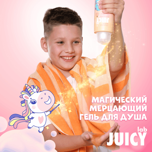 Гель для душа детский JUICY LAB Душистый персик 3+, 400мл, детальное фото
