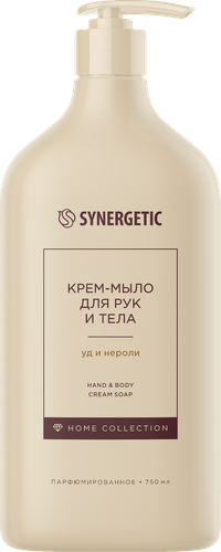 Крем-мыло SYNERGETIC Уд, нероли, 750мл, фотография
