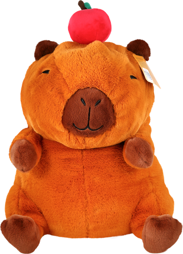 Игрушка мягкая BIGGA Капибара с пледом, Арт. 245-246A-15'', изображение