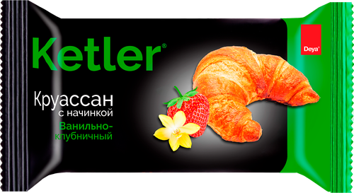 Круассан DEYA Ketler ваниль-клубника, 42г, вид