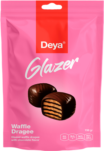 Драже вафельное DEYA глазированное с шоколадным вкусом, 150г, детальное фото