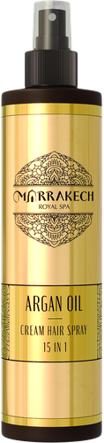 Спрей для волос MARRAKECH ROYAL SPA Argan oil 15 масел, 250мл, крупный план