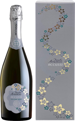 Вино игристое ACCUSSI Феудо Аранчо белое сухое, п/у, 0.75л