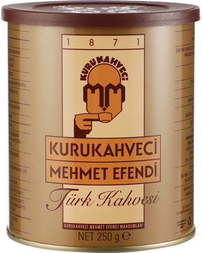 Кофе молотый KURUKAHVECI MEHMET EFENDI для приготовления в турке, 250г, изображение