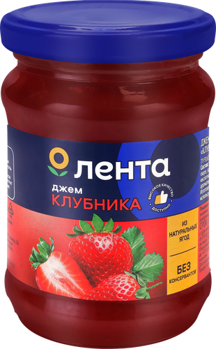 Джем ЛЕНТА Клубничный, 310г, фотография