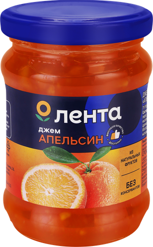 Джем ЛЕНТА Апельсиновый, 310г, картинка