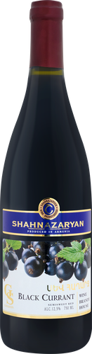 Продукция плодовая алкогольная SHAHNAZARYAN Черная смородина, полусладкая, 0.75л, вид