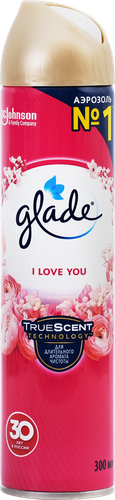 Освежитель воздуха GLADE I love you, аэрозоль, 300мл, вид