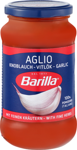 Соус томатный BARILLA С чесноком и травами, 400г, картинка