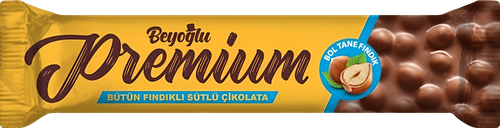 Шоколад молочный BEYOGLU Premium с цельным фундуком, 75г, детальное фото