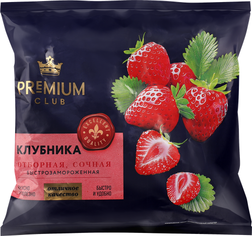 Клубника быстрозамороженная PREMIUM CLUB, 300г, фотография
