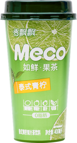 Напиток MECO Фруктовый чай со вкусом Лимон-лайм, 0.4л, изображение