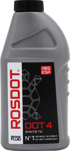 Тормозная жидкость ROSDOT DOT4, 455г, изображение