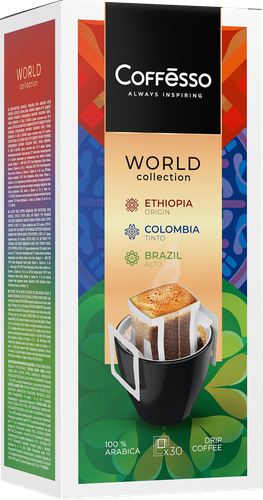 Кофе молотый COFFESSO Drip Mix, 30пак, изображение