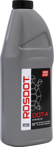 Тормозная жидкость ROSDOT DOT4, 910г, изображение
