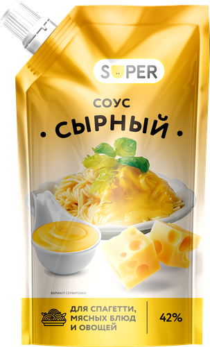 Соус SUPER Сырный 42%, 233г, изображение