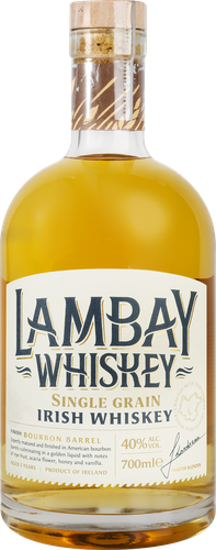 Виски LAMBAY Сингл Грейн Айриш зерновой 40%, 0.7л, детальное фото