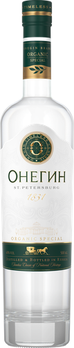 Водка ОНЕГИН Органик Спешиал 40%, 0.5л, фотография