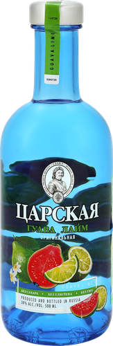Настойка ЦАРСКАЯ Оригинальная Гуава-Лайм 38%, горькая, 0.5л, вид