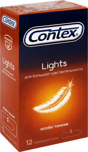 Презервативы CONTEX Lights, 12шт, фото