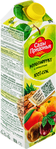 Сок САДЫ ПРИДОНЬЯ Мультифруктовый с мякотью восстановленный, 1л, картинка