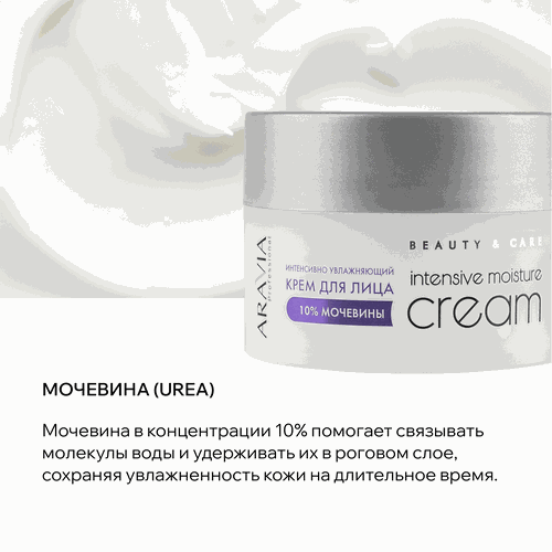 Крем для лица ARAVIA PROFESSIONAL Intensive Moisture с мочевиной, 150мл, картинка