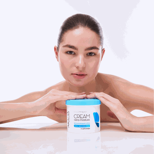 Крем ARAVIA PROFESSIONAL Cera-Moisture Cream Увлажняющий с церамидами и 10% мочевиной, 550мл, крупный план