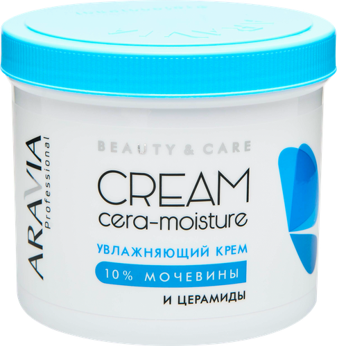 Крем ARAVIA PROFESSIONAL Cera-Moisture Cream Увлажняющий с церамидами и 10% мочевиной, 550мл, фотография