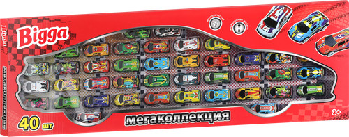 Набор игровой BIGGA Мегаколлекция инерционных машинок, Арт. KB095200, фото