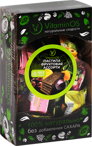 Пастила фруктовая VITAMINOS Ассорти, 400г, изображение