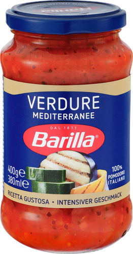 Соус томатный BARILLA Средиземноморские овощи, 400г, вид