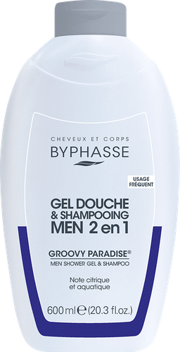 Гель для душа мужской BYPHASSE Groovy Paradise, 600мл, картинка