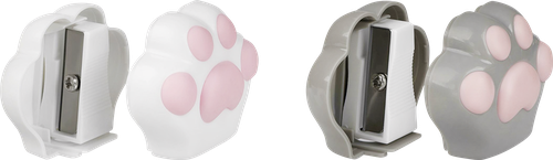 Точилка MESHU Little Paw, пластиковая, 1 отверстие, в ассортименте, вид