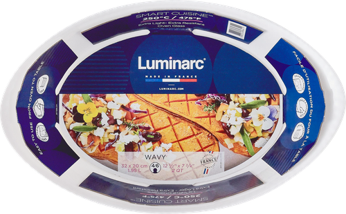 Форма для запекания LUMINARC Smart Cuisine Wavy 32x20см, овальная, Арт. Q8203, фотография