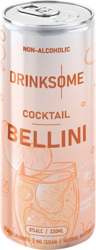 Напиток безалкогольный DRINKSOME Bellini газированный, 0.33л, фото